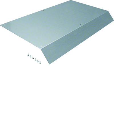 TEHALIT.AK Overfloor trunking cover 1-sided slanted 800mm 400x70mm steel