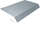 TEHALIT.AK Overfloor trunking cover 1-sided slanted 800mm 400x70mm steel