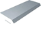 TEHALIT.AK Overfloor trunking cover 1-sided slanted 800mm widening 100mm 150x40mm steel