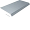 TEHALIT.AK Overfloor trunking cover 1-sided slanted 800mm widening 100mm 250x40mm steel