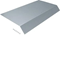 TEHALIT.AK Overfloor trunking cover 1-sided slanted 800mm widening 100mm 250x70mm steel