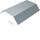 TEHALIT.AK Overfloor trunking cover 2-sided slanted 400mm 150x70mm steel