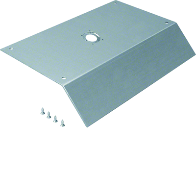 TEHALIT.AK Overfloor trunking cover GBZ fi50 1-side slanted 400mm 200x70mm steel