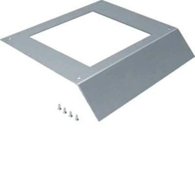 TEHALIT.AK Overfloor trunking cover Q12 244x244 slanted on one side 400mm 300x70mm steel