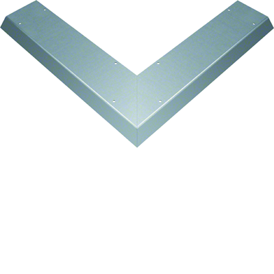 TEHALIT.AK Overfloor trunking cover slanted on one side 800mm external angle 150x40mm steel