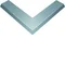 TEHALIT.AK Overfloor trunking cover slanted on one side 800mm external angle 150x40mm steel