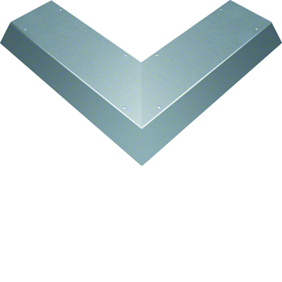 TEHALIT.AK Overfloor trunking cover slanted on one side 800mm external angle 200x70mm steel