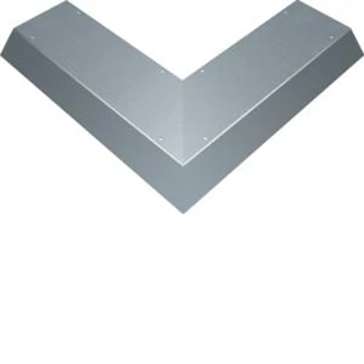 TEHALIT.AK Overfloor trunking cover slanted on one side 800mm external angle 200x70mm steel