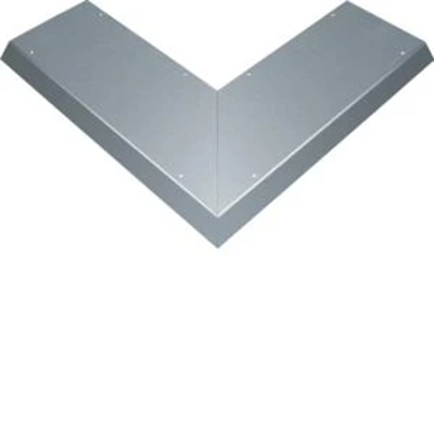 TEHALIT.AK Overfloor trunking cover slanted on one side 800mm external angle 250x40mm steel