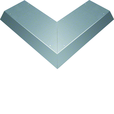 TEHALIT.AK Overfloor trunking cover slanted on one side 800mm external angle 250x70mm steel