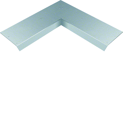 TEHALIT.AK Overfloor trunking cover slanted on one side 800mm internal angle widening 100mm 150x40mm steel