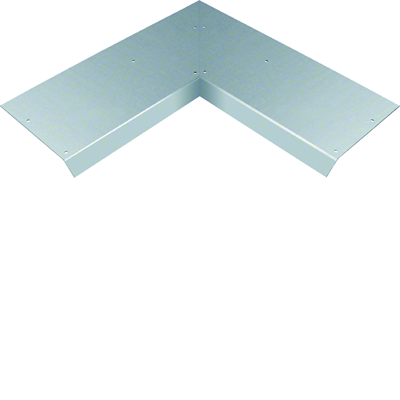 TEHALIT.AK Overfloor trunking cover slanted on one side 800mm internal angle widening 100mm 200x40mm steel