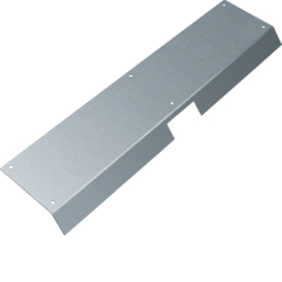 TEHALIT.AK Overfloor trunking cover with tongue 1-side slanted 800mm 150x40mm steel