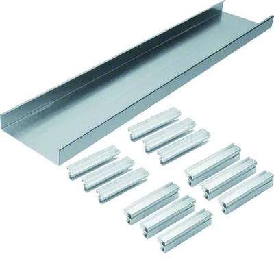 TEHALIT.AK Podstavec podlahového žlabu pro 2stranný šikmý kryt 150x40mm ocel