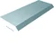TEHALIT.AK Pokrywa kanału napodłogowego 1-stronna skośna 800mm 250x40mm stal