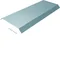 TEHALIT.AK Pokrywa kanału napodłogowego 2-stronna skośna 800mm 250x40mm stal