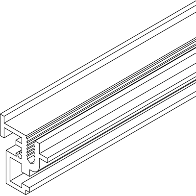 TEHALIT.AK Profil boczny 2400mm aluminium