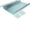 TEHALIT.AK Socle pour goulotte de sol pour couvercle incliné 1 côté 400x70mm acier