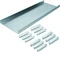 TEHALIT.AK Socle pour goulotte de sol pour couvercle incliné double face 250x40mm acier