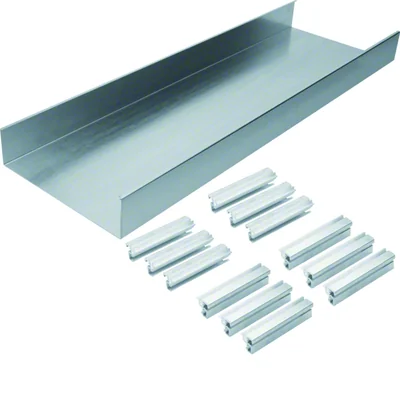 TEHALIT.AK Socle pour goulotte de sol pour couverture inclinée double face 250x70mm acier