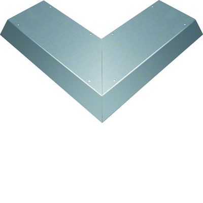 TEHALIT.AK Überflurkanalabdeckung einseitig abgeschrägt 800mm Außenwinkel 250x70mm Stahl