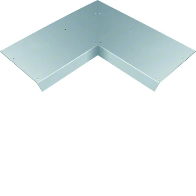 TEHALIT.AK Überflurkanalabdeckung einseitig abgeschrägt 800mm Innenwinkel Verbreiterung 100mm 250x40mm Stahl