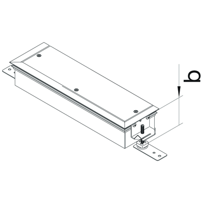 TEHALIT.BK Bañera de acero con extremo de canal BKWD 200x(80-120) acero