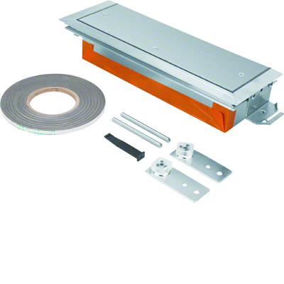 TEHALIT.BK Channel end piece steel tub BKWD 300x(90-130) steel