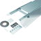 TEHALIT.BK Co-horizontal channel side protective foil BKFD 300x(145-190) steel