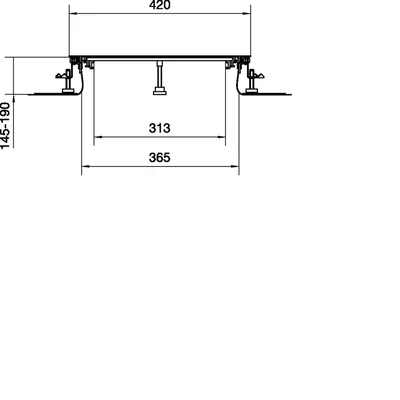 TEHALIT.BK Co-horizontal channel side protective foil BKFD 400x(145-190) steel