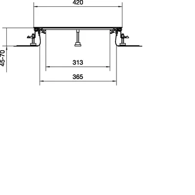 TEHALIT.BK Co-horizontal channel side protective foil BKFD 400x(45-70) steel