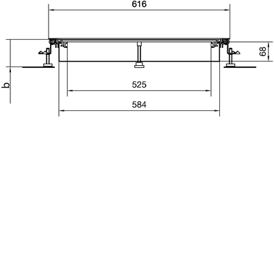 TEHALIT.BK Co-horizontal channel steel tub BKW 600x(80-120) steel