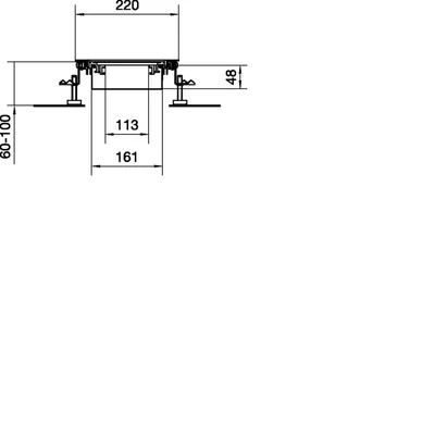 TEHALIT.BK Co-horizontal channel steel tub BKWD 200x(60-100) steel