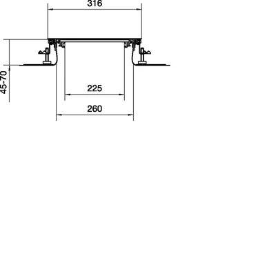 TEHALIT.BK Co-horizontale Kanalseitenschutzfolie BKF 300x(45-70) Stahl