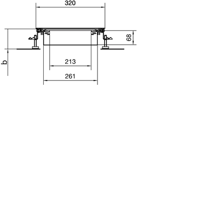 TEHALIT.BK Co-horizontale Kanalstahlwanne BKWD 300x(70-110) Stahl