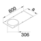 TEHALIT.BK Cover R12 fi306 BKFD/WD 400X800mm steel
