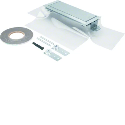 TEHALIT.BK Końcówka kanału boczna folia ochronna BKFD 300x(45-70) stal