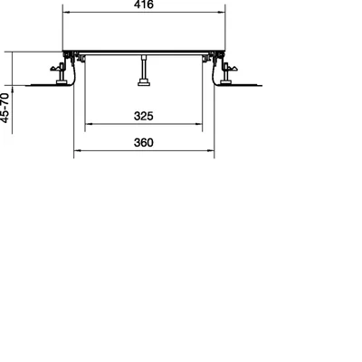 TEHALIT.BK Lámina protectora lateral del canal horizontal BKF 400x(45-70) acero