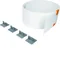 TEHALIT.BK Parete divisoria in plastica PS, altezza 93 mm, lunghezza 2 m