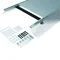 TEHALIT.BK Pellicola protettiva laterale canale coorizzontale BKF 600x(145-190) acciaio