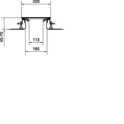 TEHALIT.BK Pellicola protettiva laterale canale coorizzontale BKFD 200x(45-70) acciaio