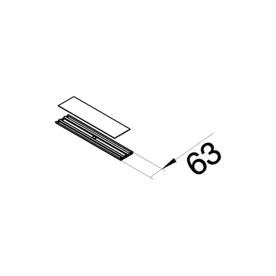 TEHALIT.BK Reinforcing crossbar with additional bracket BKFD/WD N=600 steel