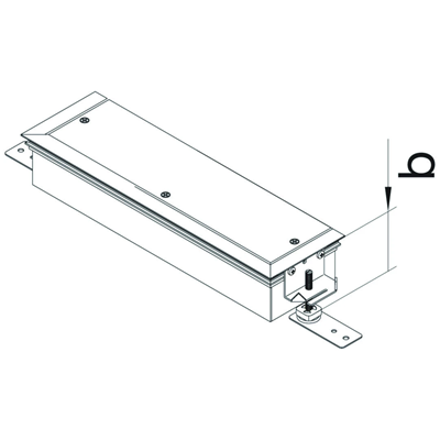 TEHALIT.BK Rinnenendstück Stahlwanne BKWD 400x(70-110) Stahl