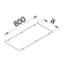 TEHALIT.BK Solid cover BKF/BKW 300X800mm steel