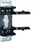 TEHALIT.BKIS Universal connector/mounting bracket 130 cover 80mm black