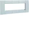 TEHALIT.BRAP 3-fold mounting frame 45x45mm light gray