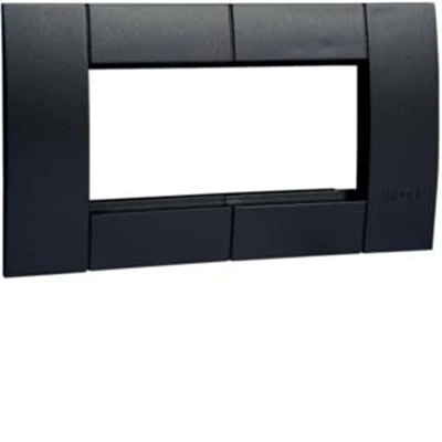 TEHALIT.BRAP cadre de montage double 45x45mm noir