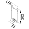 TEHALIT.BR/BRN Adapter plate 210mm