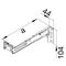 TEHALIT.BR/BRN Universal spacer distance from the wall 195-460mm