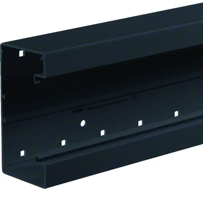 TEHALIT.BRP Canal de PVC, base, 65x130, negro